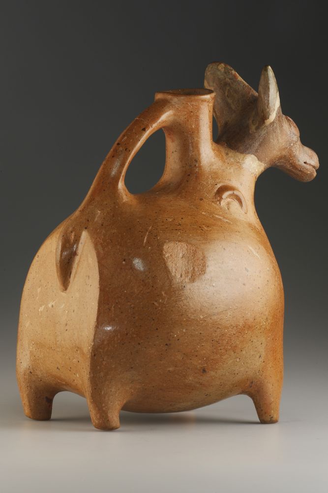 ریتون سفالی به شکل قاطر - املش گیلان