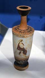 سفال آتیک - تدفین