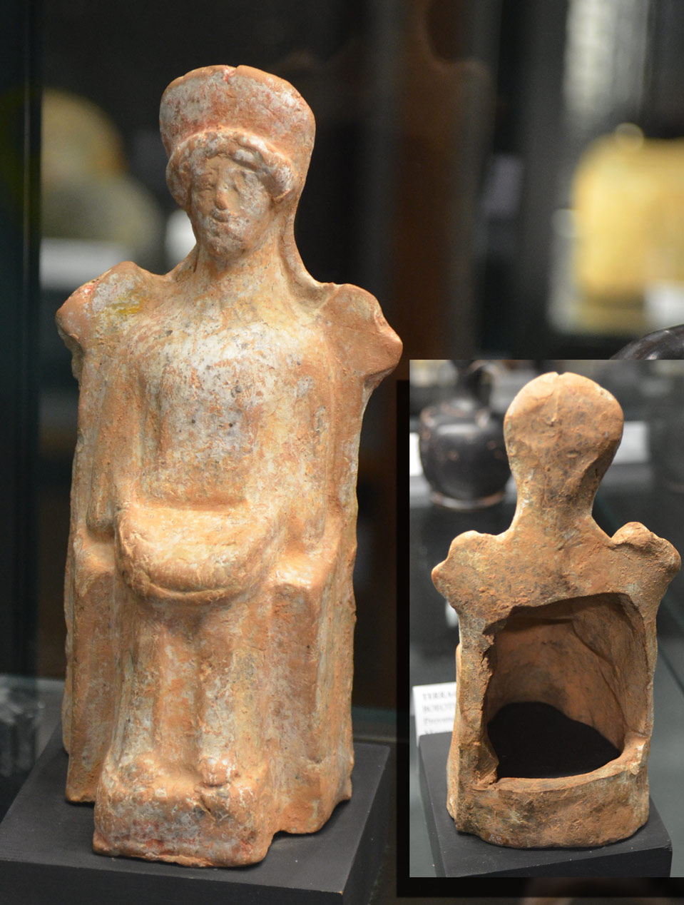 مجسمه سفالی زن