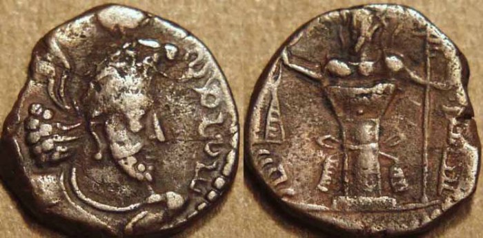 سکه مسی کوشانی ساسانی هرمز اول