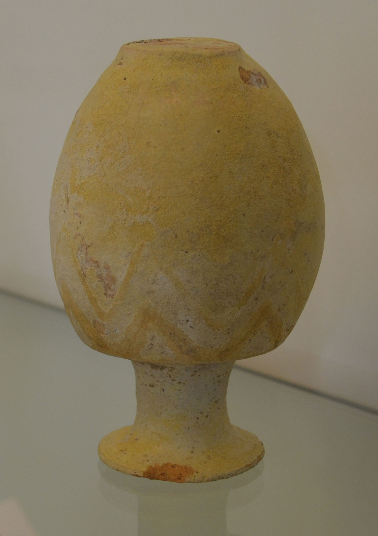 کوزه سفالی لعابدار – موزه ملی ایران